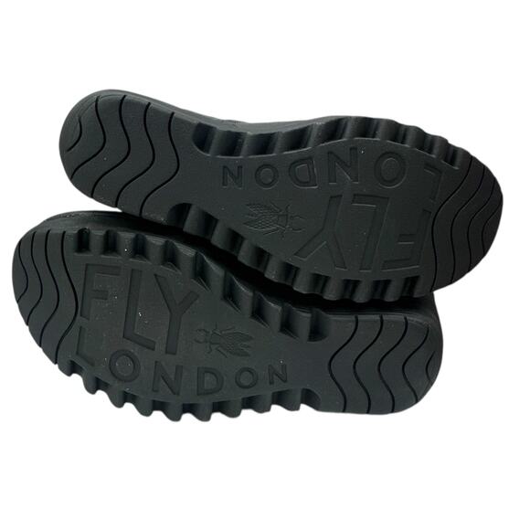 Fly Yala Peep Toe Leather Wedge Sandals Women's size 9 - Picture 6 of 8